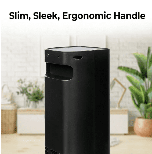 Space Heater Indoor, 25" Electric Heaters with Remote, 75° Oscillation, ECO Mode, 12H Timer, 30dB Quiet Heating, Safe Energy Efficient Heaters for Large Room, Bedroom